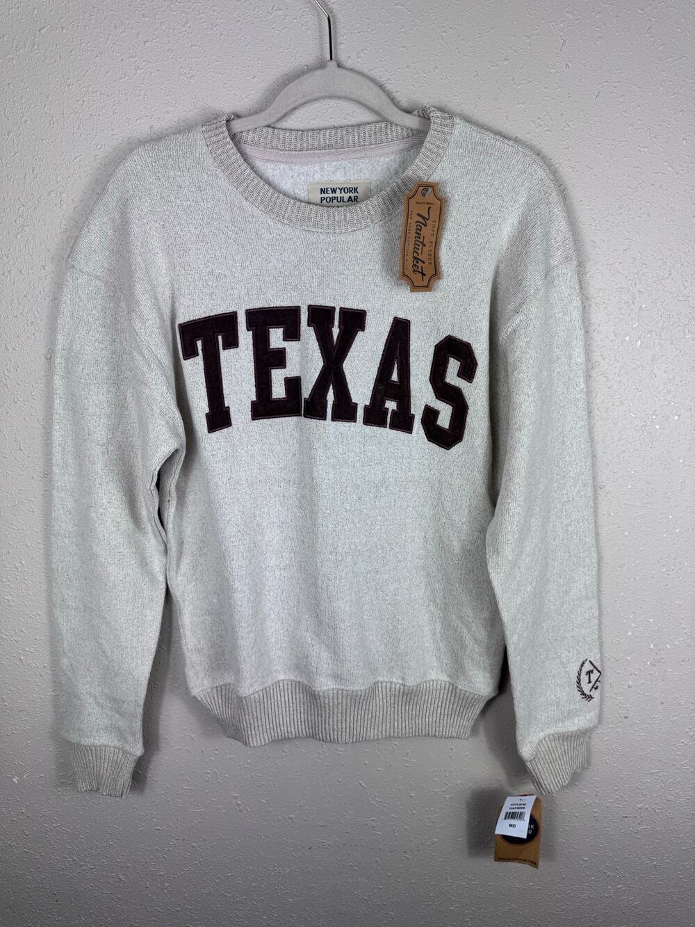 NWT New York Popular Texas Crewneck Size Medium